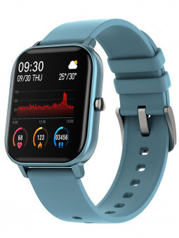 Montre connectée Lifestyle Smarty 2.0 bleu gris SW007B de profil