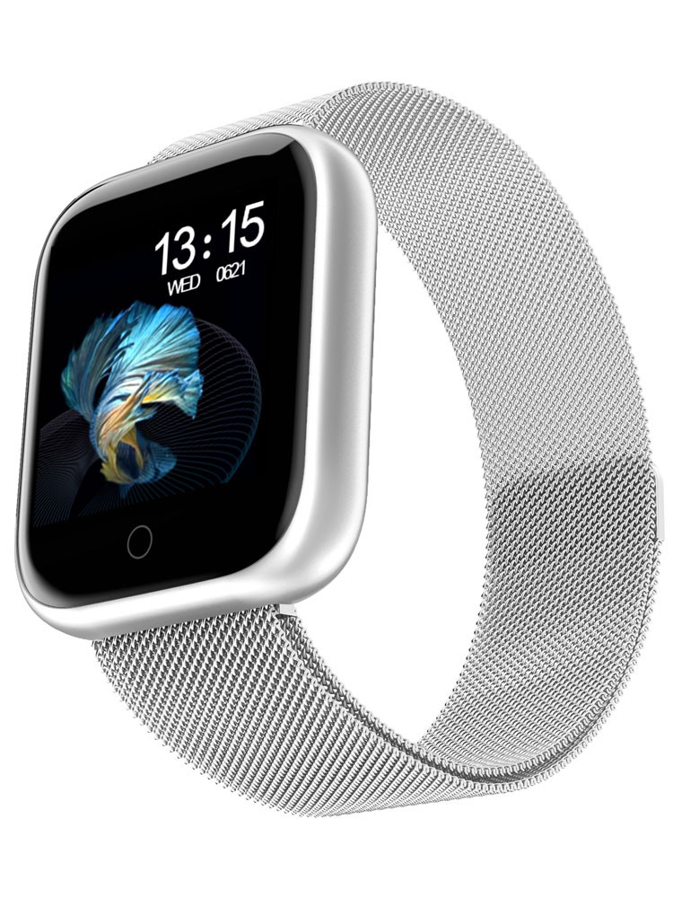 Petite montre connectée grise Smarty 2.0 Wellness SW013B