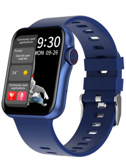 Montre connectée silicone bleu Smarty 2.0 SW022C