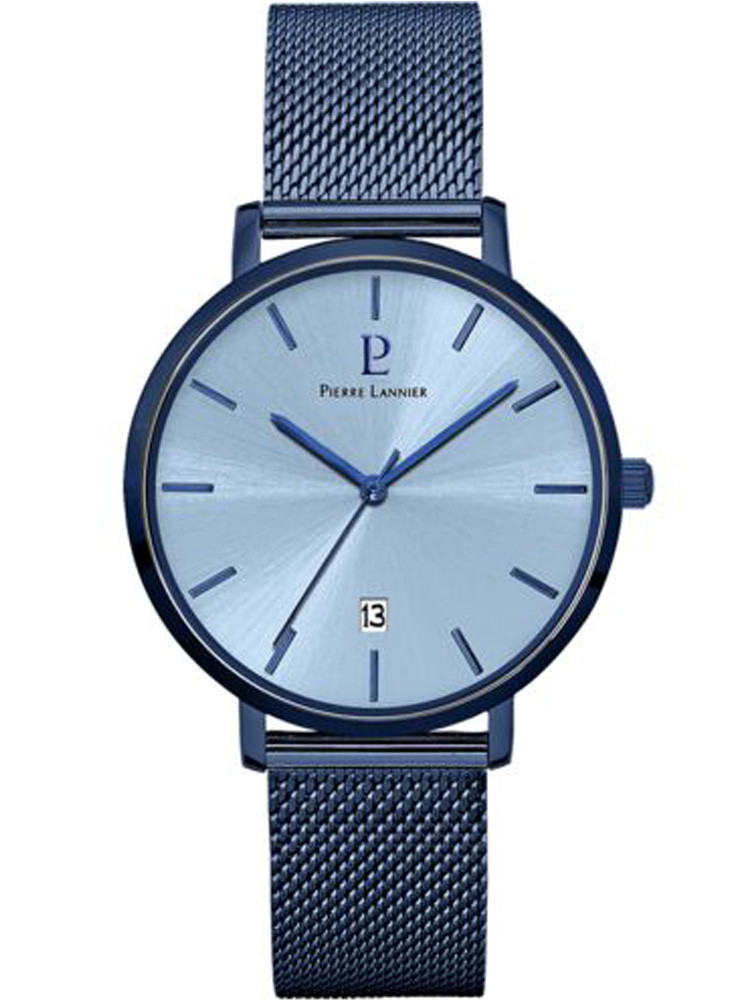 Montre Pierre Lannier Echo 258L168 Bleu nuit | Montres and Co