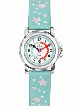 montre junior, montre fille, marque Certus, montre Certus, coloris vert eau, référence article : 647650