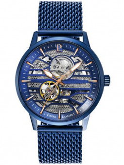 Montre homme Pierre Lannier automatique bleue nuit 332C469