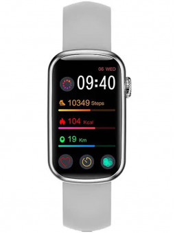 Smart watch Smarty SW032B grise et cadran rectangulaire compatible android 5.0 et IOS 10.0 ou supérieur