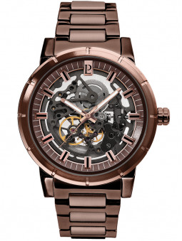 Montre homme Pierre Lannier reference 325C479 avec son mecanisme interne apparent