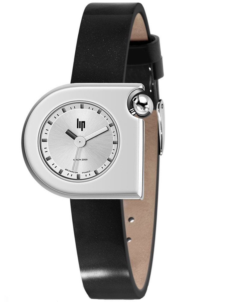 Montre noire femme Lip Mach 2000 originale 671162 à découvrir sur 1001-montres.fr