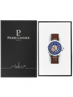 Joli écrin noir pour protéger la montre homme de la marque Pierre Lannier référence 329F164