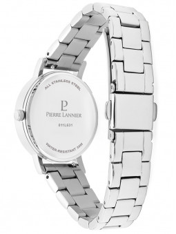 Bracelet de montre femme Pierre Lannier en acier inoxydable composé de maillons amovibles