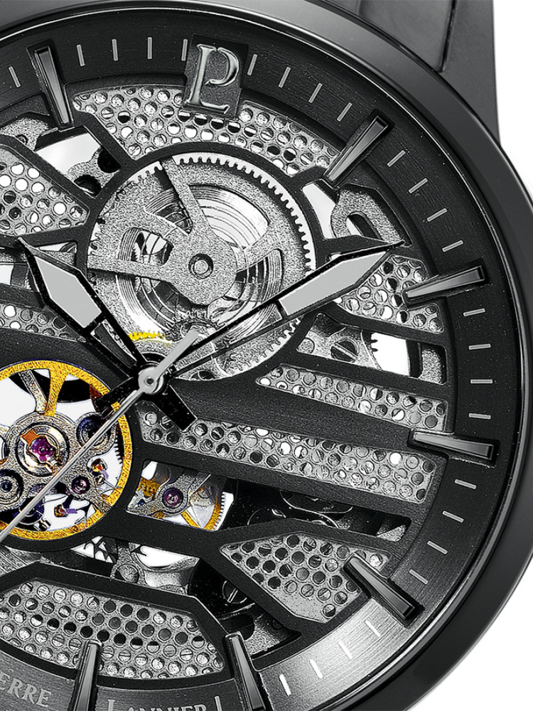 Athos Montre Homme Mecanisme Apparent Bracelet Acier Bracelet