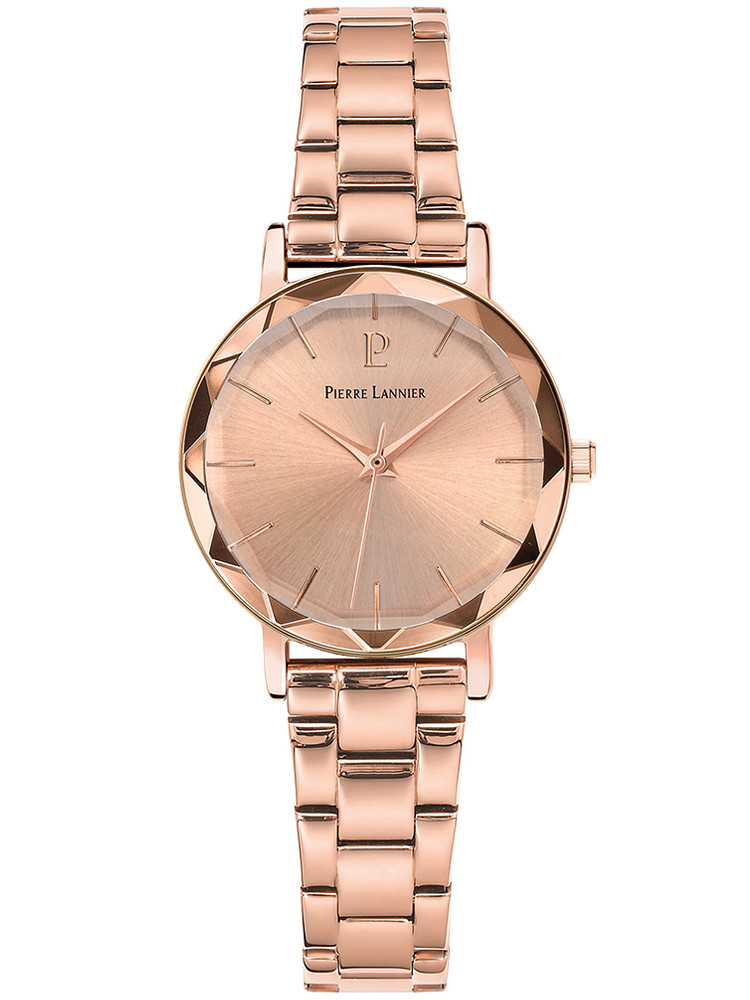 Montre femme or rose acier Pierre Lannier 012P958 sur