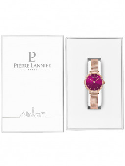 Emballage blanc pour protéger la montre femme Pierre Lannier référence 014J958