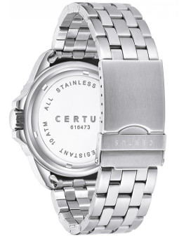 Bracelet de montre en acier brut à maillons style sportif marque Certus 616473