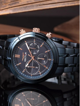 Présentation de la montre homme de Sport extrême en acier bleu marque Sector no Limits R3253540005