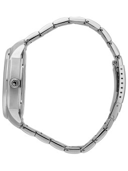 Bracelet de montre homme de profil en acier argenté robuste et inoxydable de la marque Sector