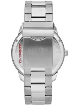 Bracelet de montre homme sector R3223102001 en acier argenté fermoir boucle déployante sécurisée