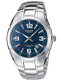 Montre sport Casio Edifice Classic pour homme style sportif running de coloris gris argent référence EF-125D-2AVEG