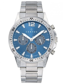 Montre Chronographe pour homme de qualité en acier inoxydable Certus 616500 à découvrir sur 1001-montres.fr