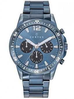 1001-montres.fr vous présente cette montre homme en Acier inoxydable bleu Certus 616501 au style chic et sportif