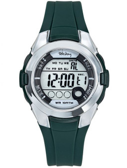 Votre ado va adorer cette jolie montre Tekday 654735 de coloris noir et argenté, avec une allure sportive et cadran digital