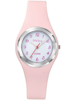 Montre sport Tekday femme bleue et blanche 654142 