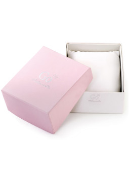 Boîte pour la montre Go Mademoiselle 699951 de coloris rose et blanche