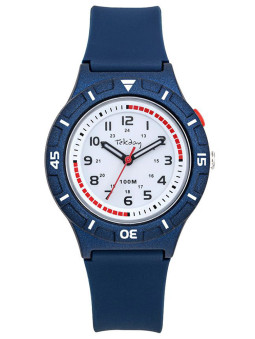 Tekday présente cette montre pour ado en silicone bleu foncé, étanche à 100 mètres. Code article : 654773
