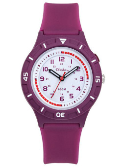 Tekday présente cette montre pour ado en silicone, étanche à 100 mètres. Code article : 654772