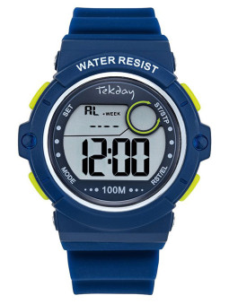 Montre digitale Tekday Bleu sport