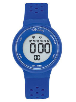 Montre Tekday digitale bleu 654684