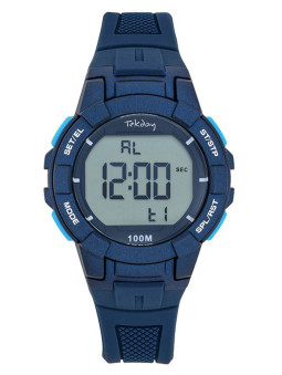 Montre digitale Tekday bleue 654775