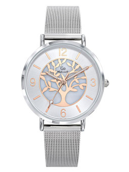 Montre femme Go milanais argenté arbre de vie