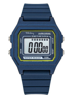 Montre homme Tekday sport bleue
