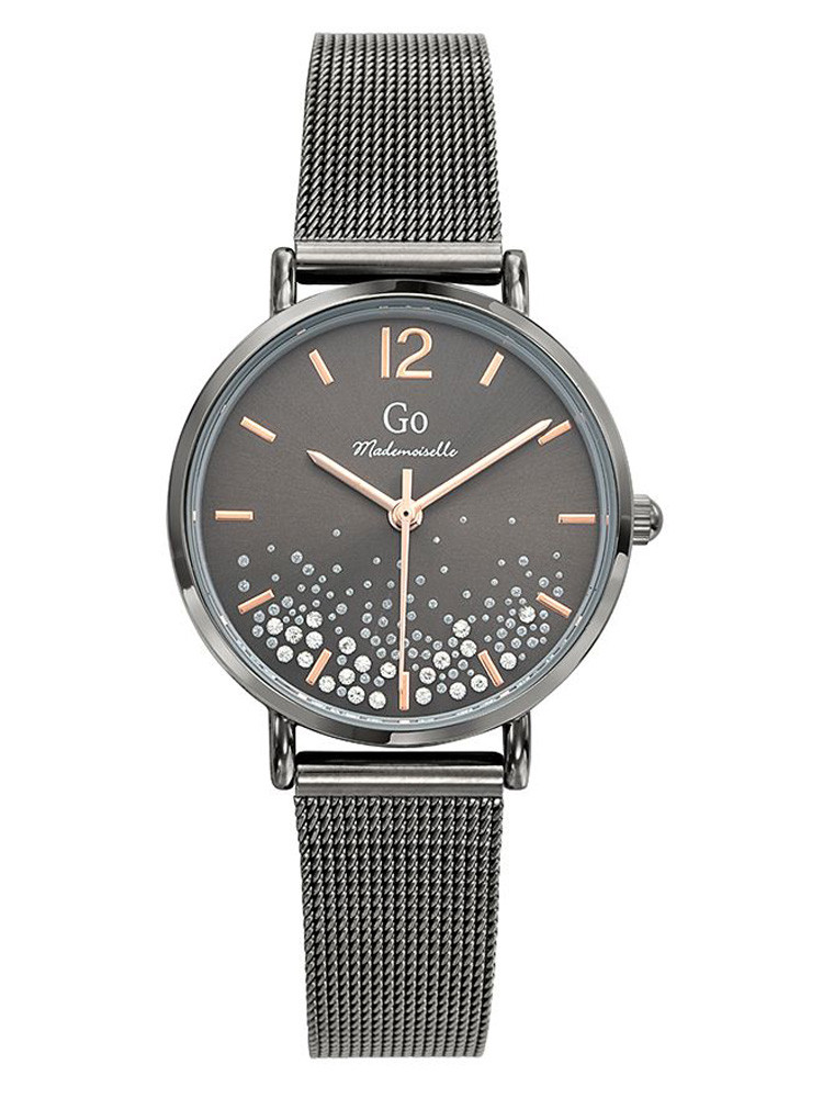 Montre noire style sobre et chic pour femme marque Go Girl Only