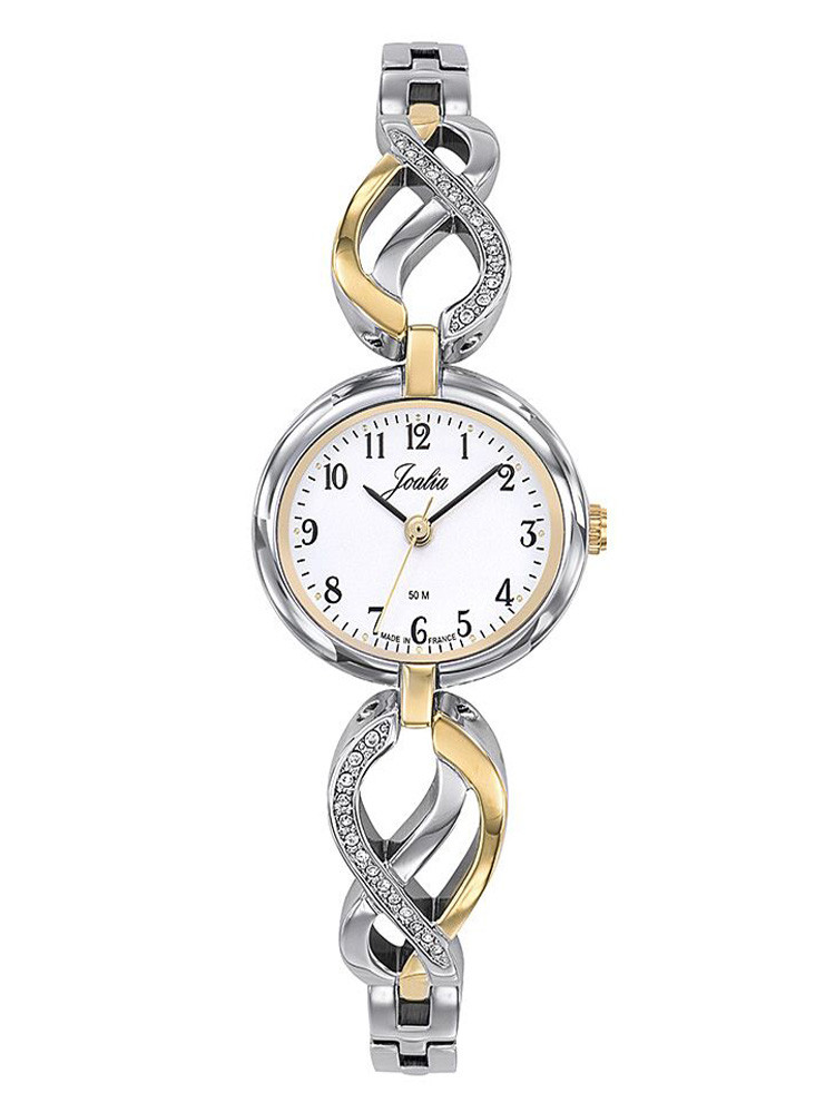 Montre femme Certus Joalia bicolore et pierres