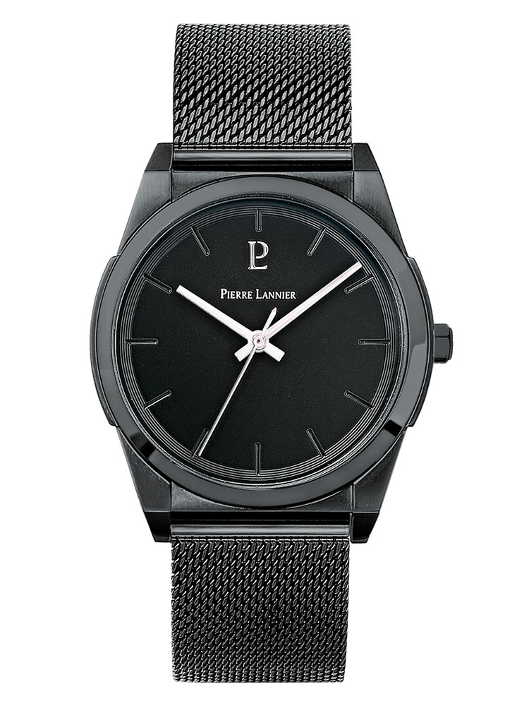 Montre homme Pierre Lannier acier noir