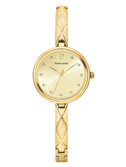 Montre femme acier doré Pierre Lannier