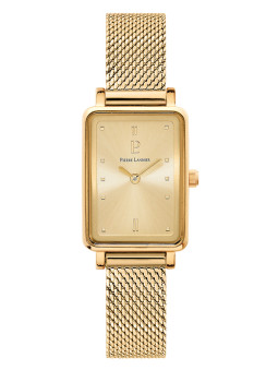 Montre femme Pierre Lannier acier doré boitier rectangle