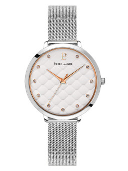 Montre femme Pierre Lannier bracelet milanais cadran figuré