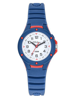 Montre sport Tekday bleue et rouge