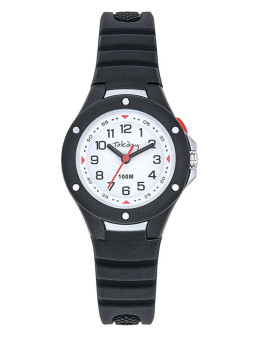 Montre sport Tekday noire et argent