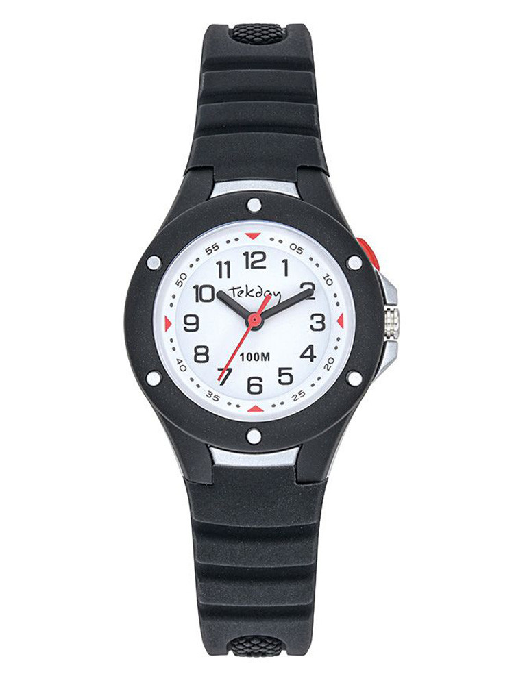 Montre sport Tekday noire et argent