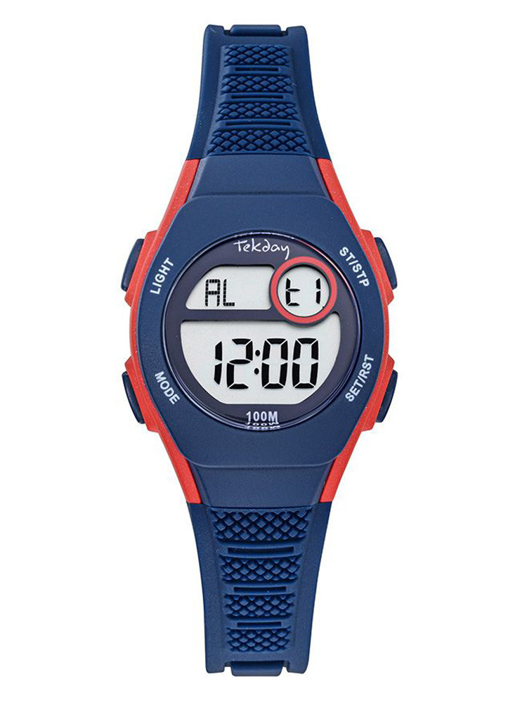 Montre digitale Tekday sport bleue