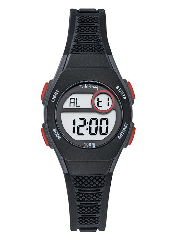 Montre digitale Tekday sport noire