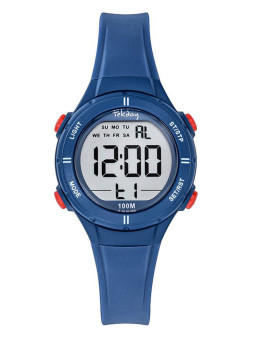 Montre digitale sport Tekday bleue avec chronomètre