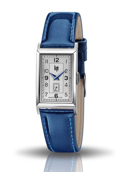 Montre Lip Churchill T18 vintage cuir bleu