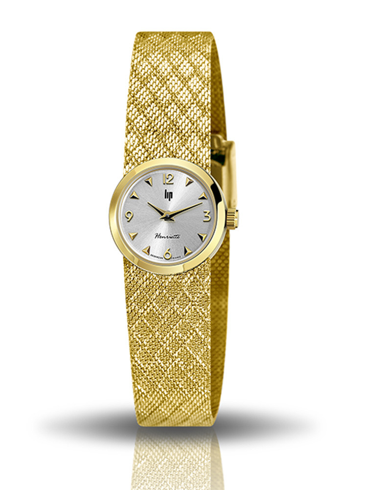 Montre femme LIP Henriette metal doré
