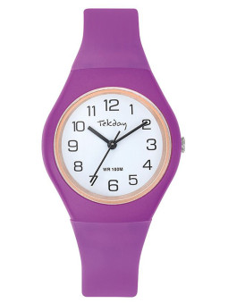 Montre Tekday violette et...