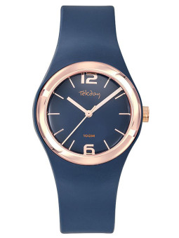 Montre Tekday bleue et...