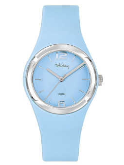 Montre Tekday bleue clair