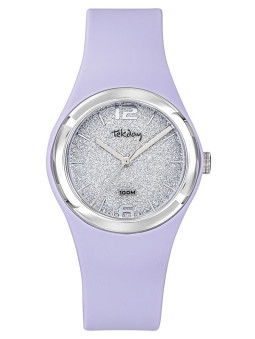 Montre Tekday violette et...