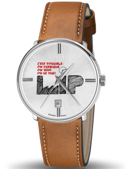 Montre LIP c'est possible cuir marron